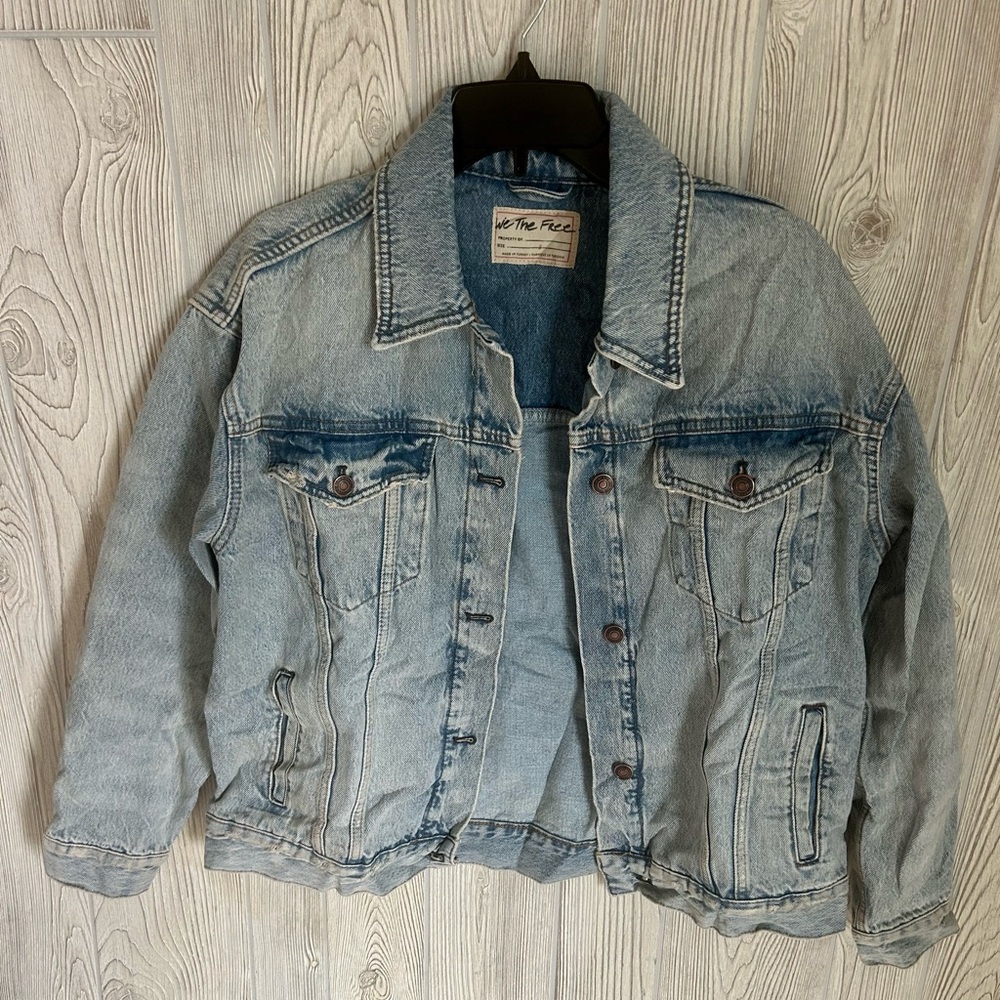 Woman’s Jean jacket, size Small, We the free brand